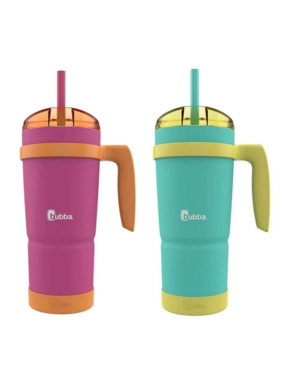 Bubba Envy-S 32oz Dragon Fruit & Island Teal Stainless Steel Tumblers w/ Handles
